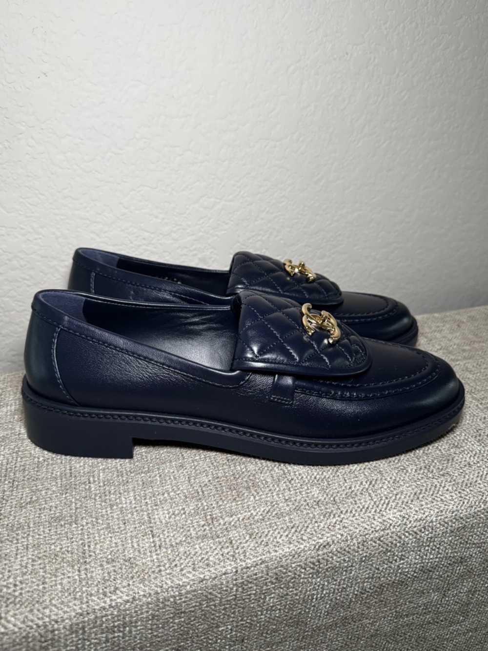 CHANEL Moccasins Loafer